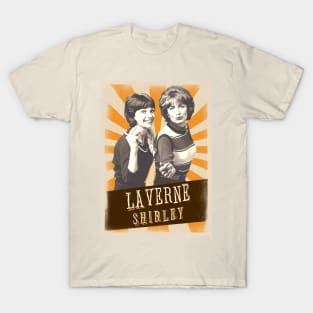 Vintage Aesthetic Laverne and Shirley T-Shirt